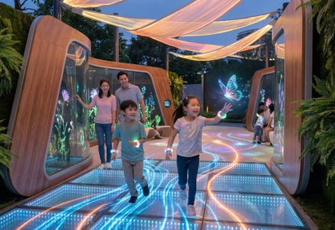 Interactive Smart Playgrounds and Digital-Physical Blended Play