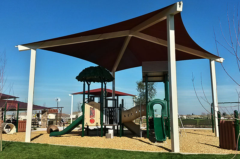 Protection Of The Playground From Sun