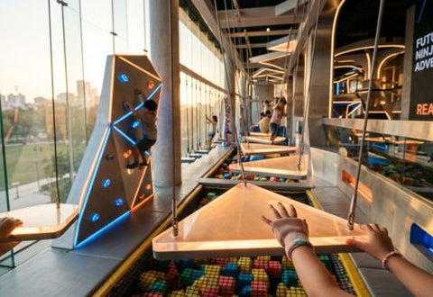 Gamified Fitness: Using Ninja Warrior Courses for Kids