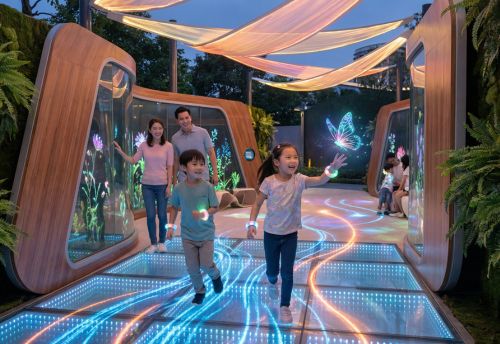 Interactive Smart Playgrounds and Digital-Physical Blended Play