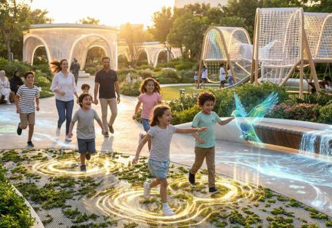 Interactive Smart Playgrounds and Digital-Physical Blended Play