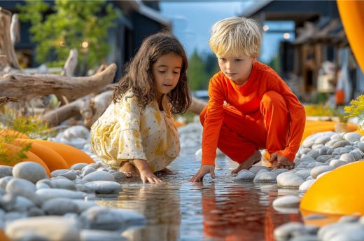 Natural Materials in Playgrounds: Reimagining Play for Children and Communities