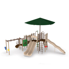 Slide Mountain with Shade UPLAY-043 | Commercial Playground Equipment
