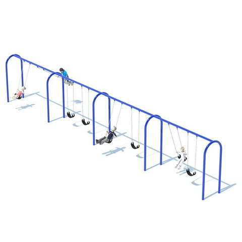 3.5” ARCH SWING FRAME (8’) - 4 BAY